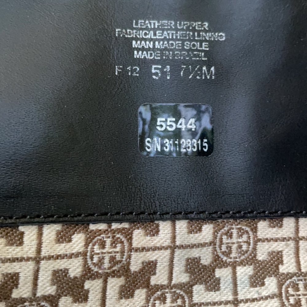 Black/brown Tory Burch leather riding boots - Picture 13 of 15